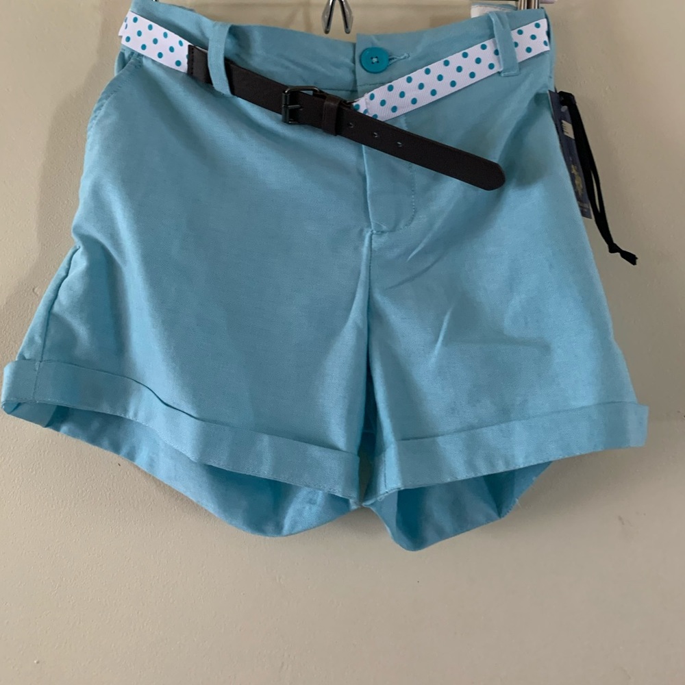 U.S. Polo Assn. Aqua Cuffed Shorts size 15/16 New